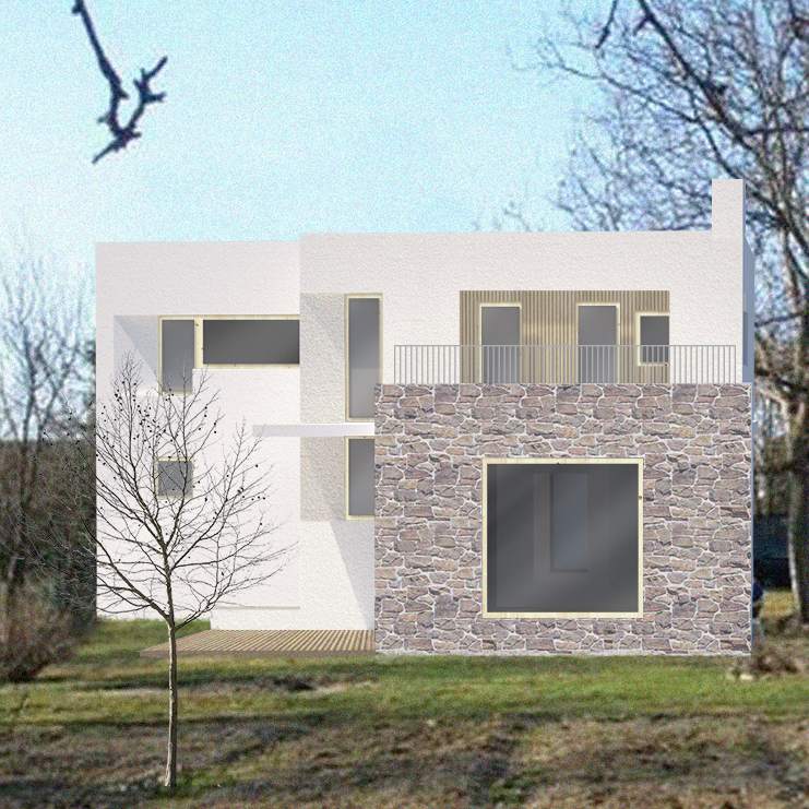 rodinný dům s ateliérem